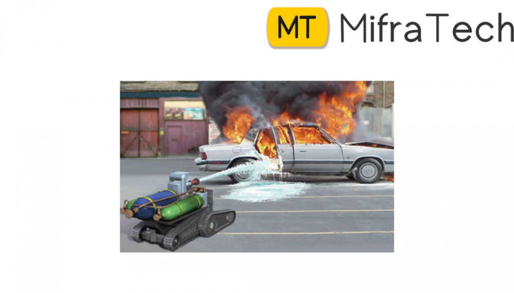 Fire Fighter Robot with Fire Resistant Body